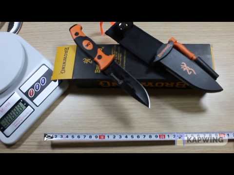 browning knive/ბრაუნინგის დანა   unboxing/ტესტი